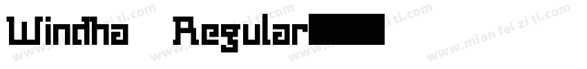 Windha Regular字体转换